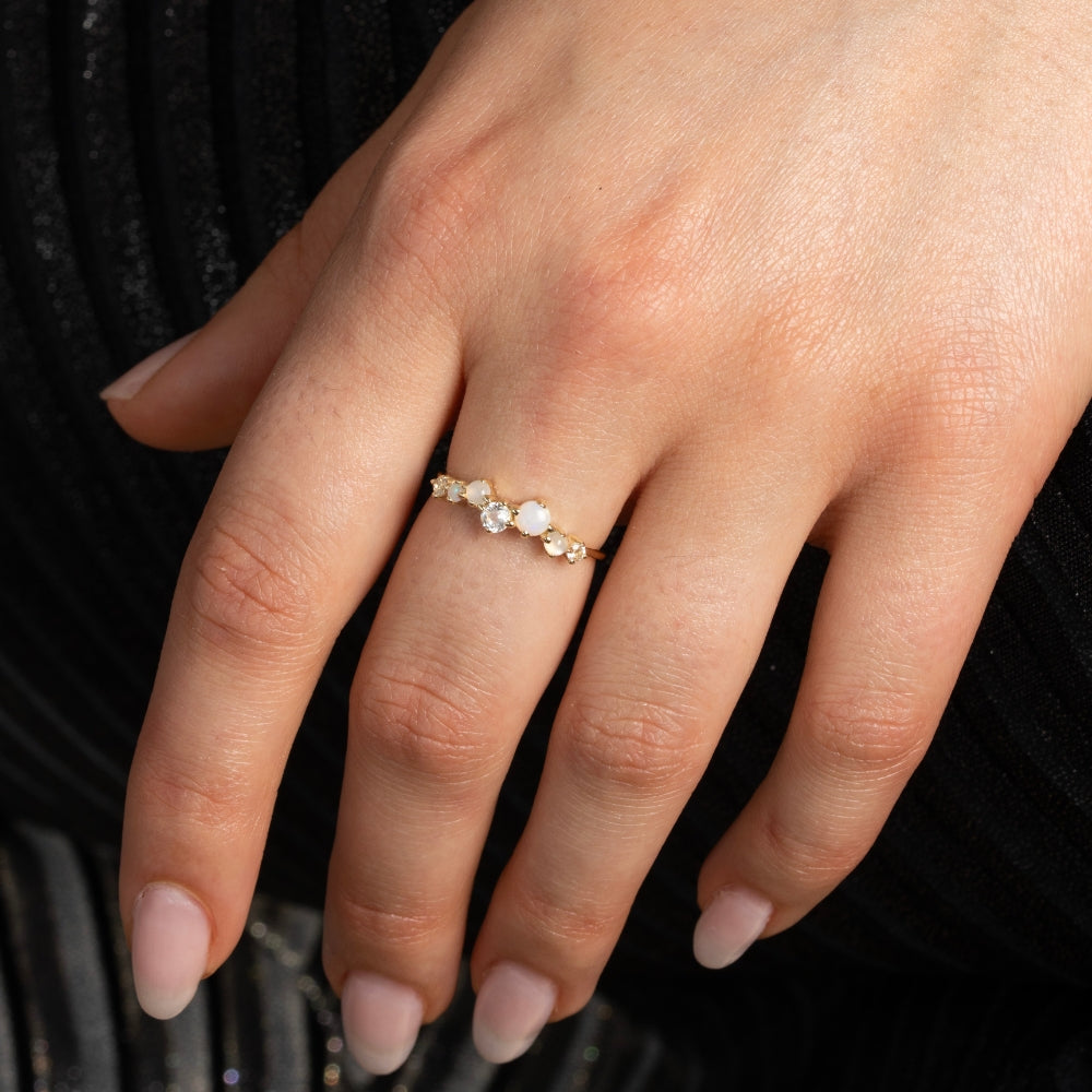 LIVA Ring 14k yellow gold
