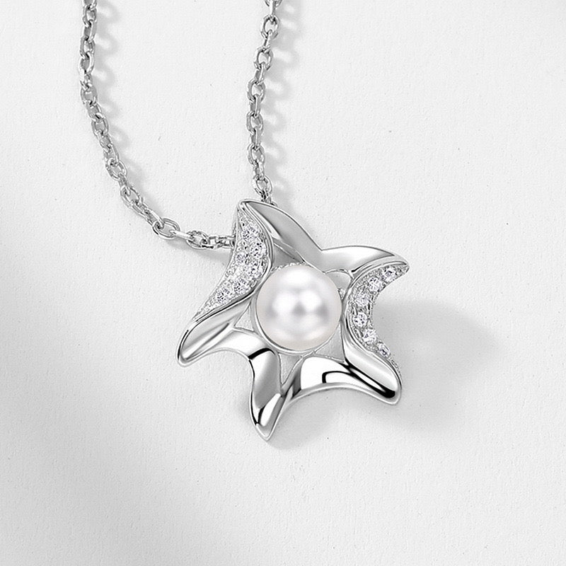 SEASTAR Perlevedhæng sølv