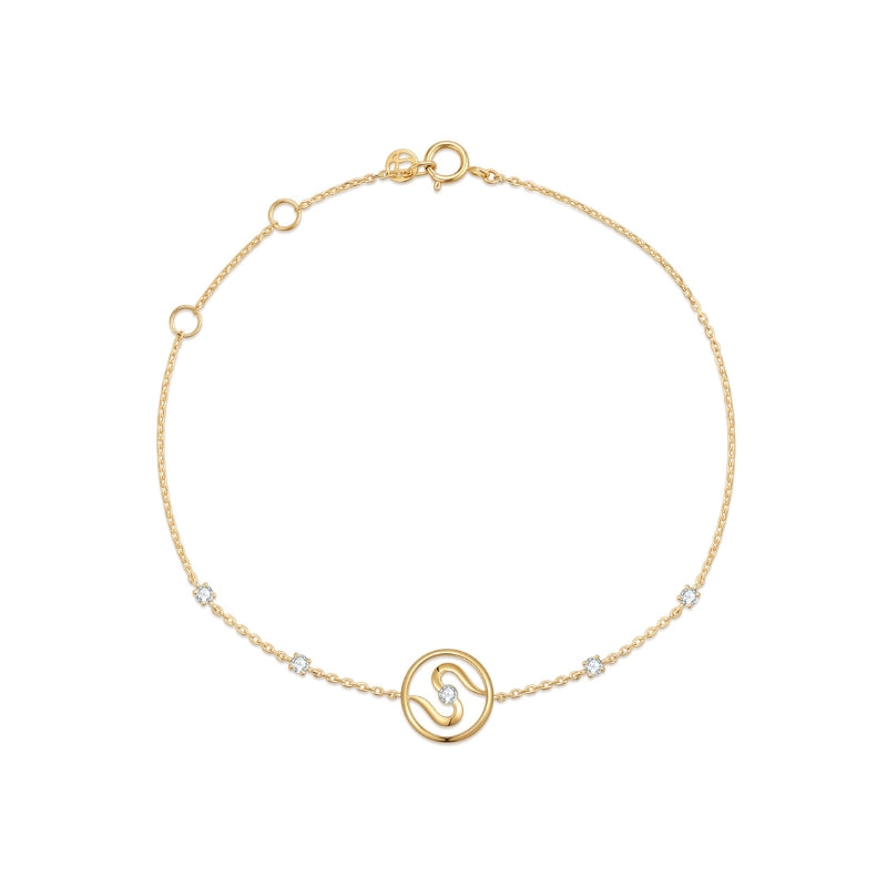 SKADI diamond bracelet 18k gold