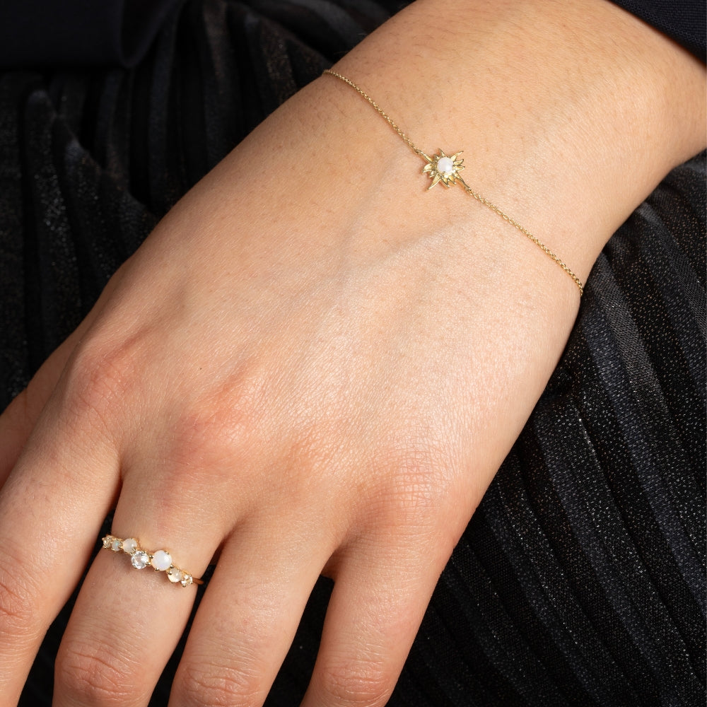 SUN Bracelet 10k gold
