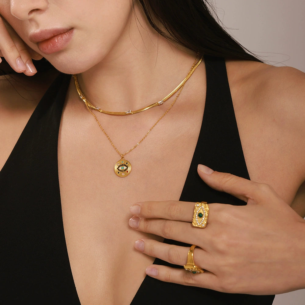 Gold-plated jewelry set from SKADIS Jewelry