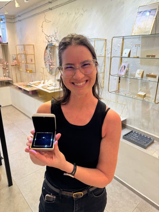 A Sparkling Milestone - 1st sold diamond ring