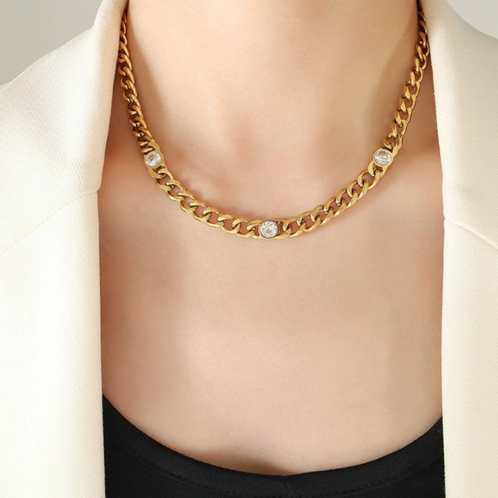 RONNA Necklace Gold-plated