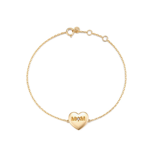 STAR MOM Bracelet 9k gold