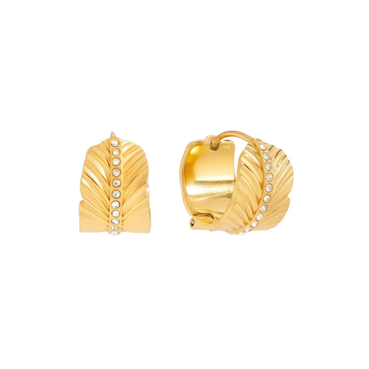 AMOUR Earrings Gold-plated SKADIS