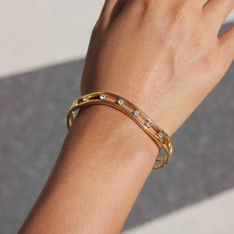 AquaBond Bangle Gold-plated SKADIS 2
