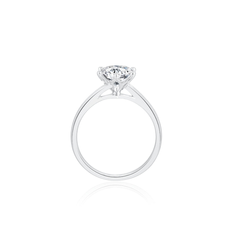BOHO diamond ring 18k white gold