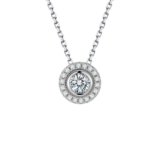 CIRCLE diamond necklace - SKADIS Jewelry