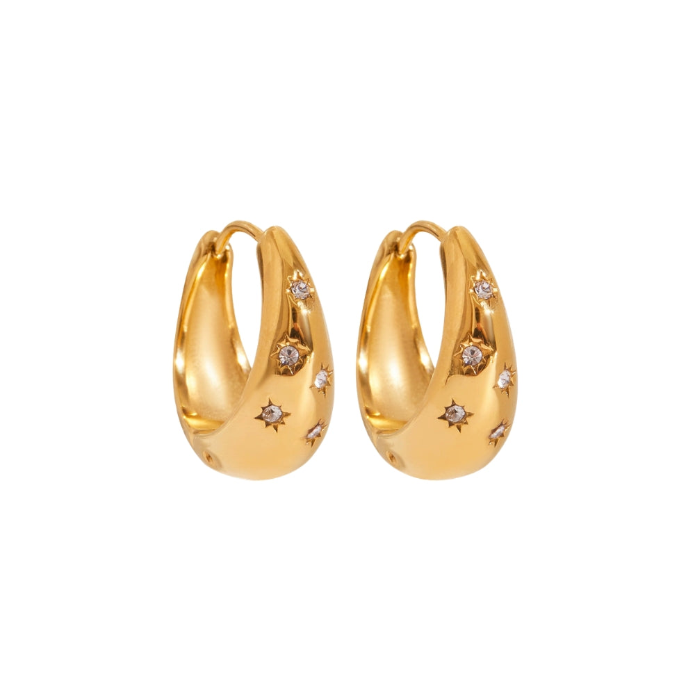 COSMA Earrings Gold-plated SKADIS