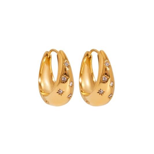 COSMA Earrings Gold-plated SKADIS