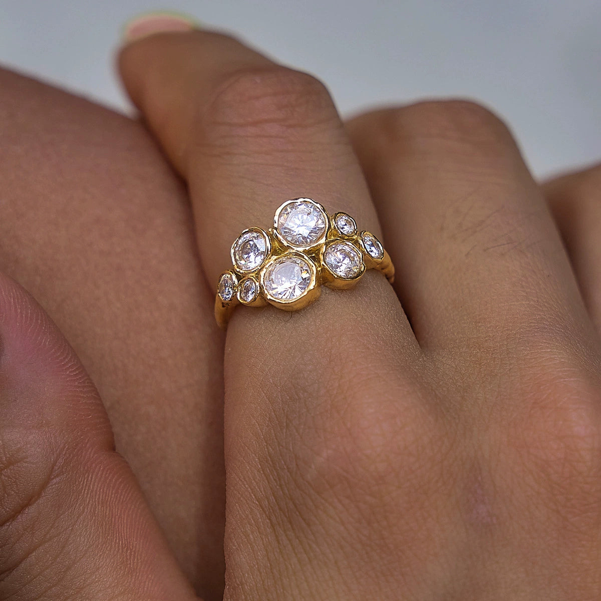 COSMA Ring Gold-plated SKADIS