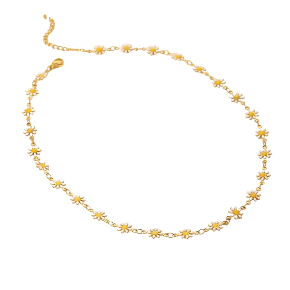 DAISY Necklace Gold-plated SKADIS