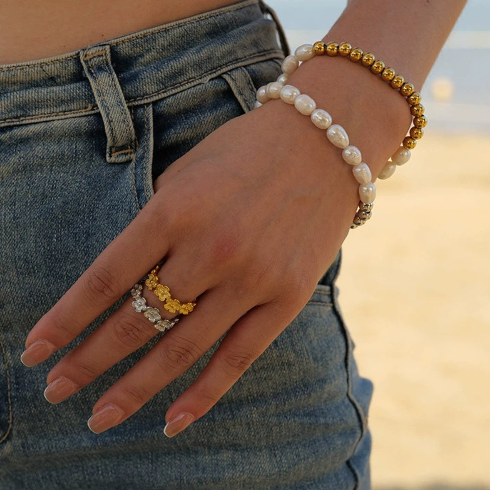 DAISY Ring Forgyldt