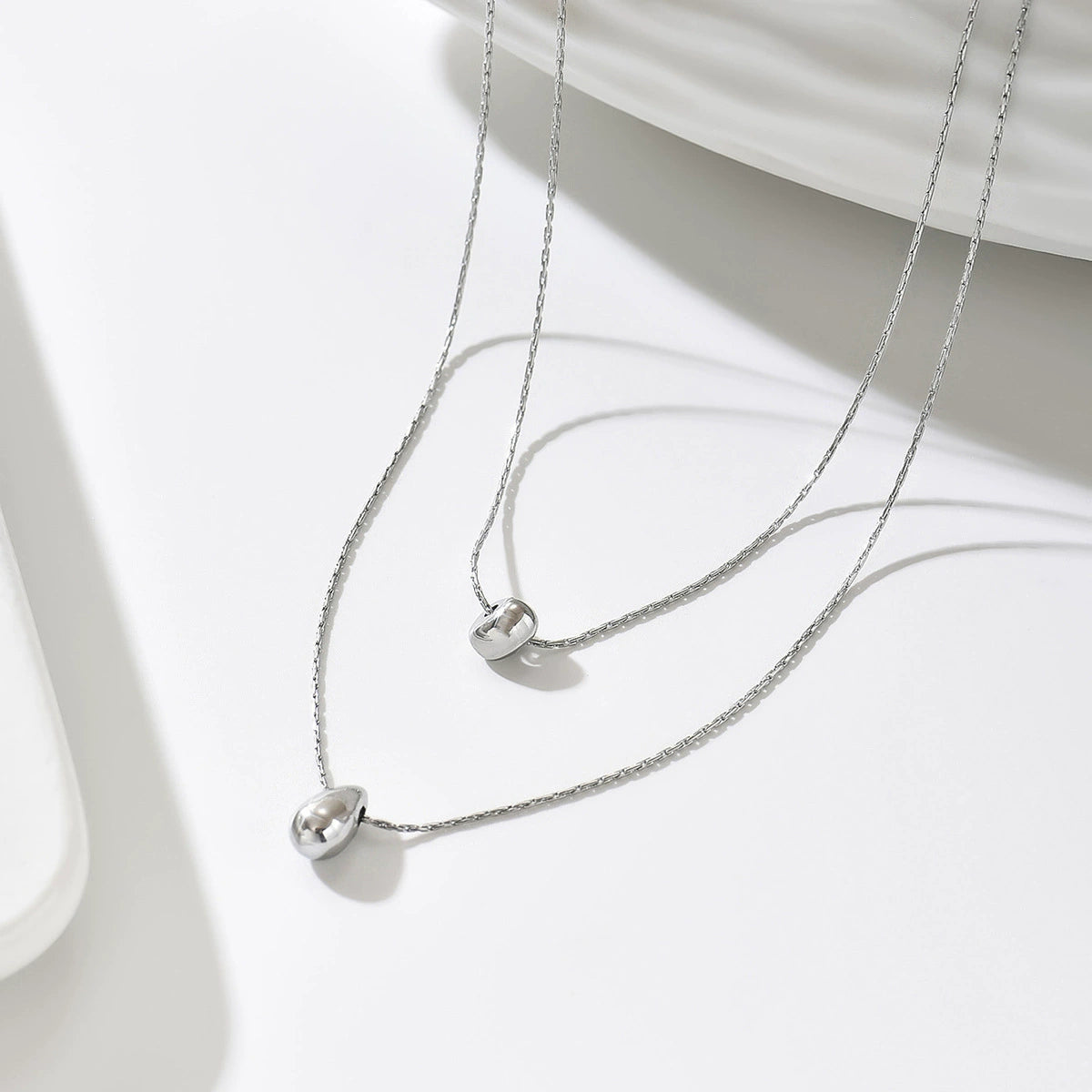 Necklace with small round pendants from SKADIS Jewelry