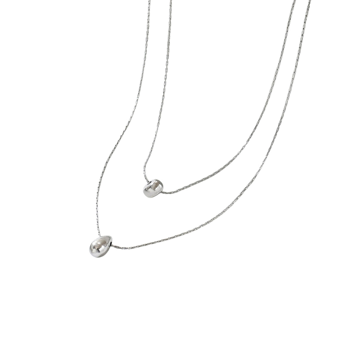 Modern necklace with small pendants from SKADIS Jewelry