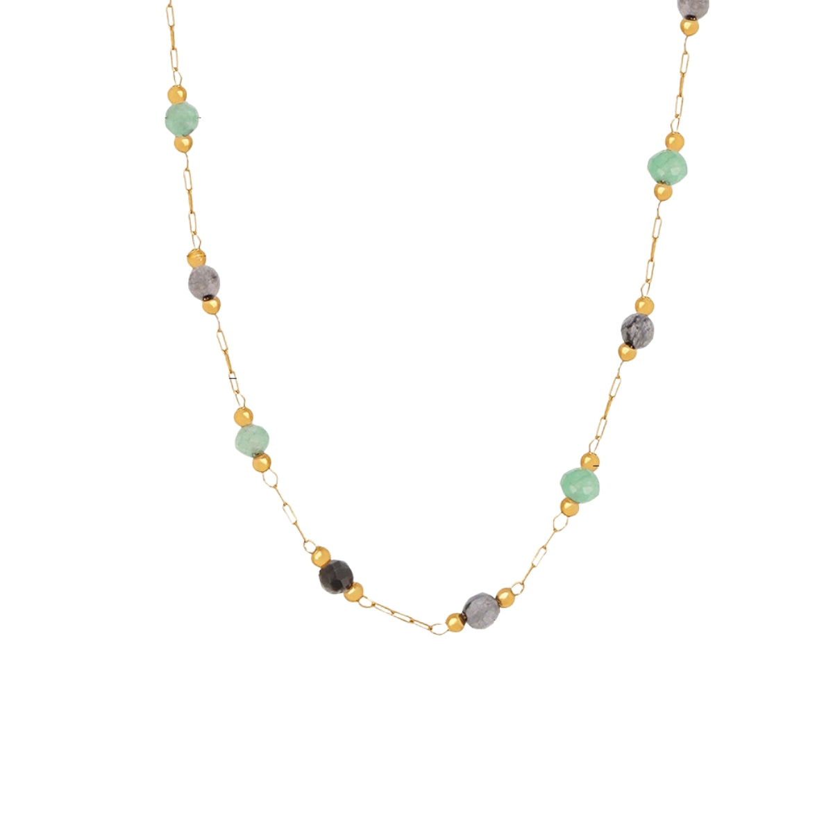 Necklace with multi-colored beads from SKADIS Jewelry