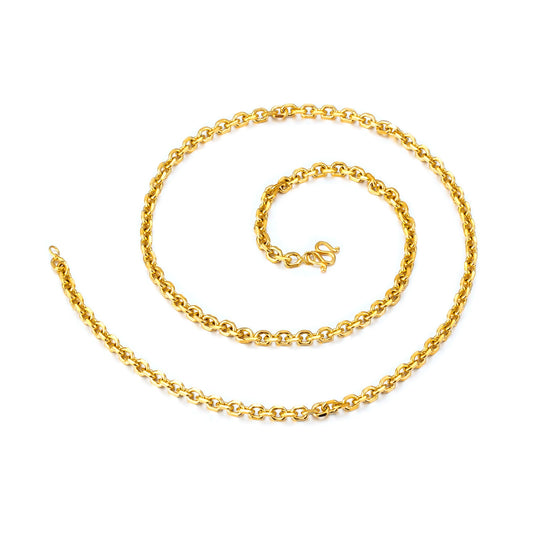 Gold-plated chain necklace for men from SKADIS Jewelry