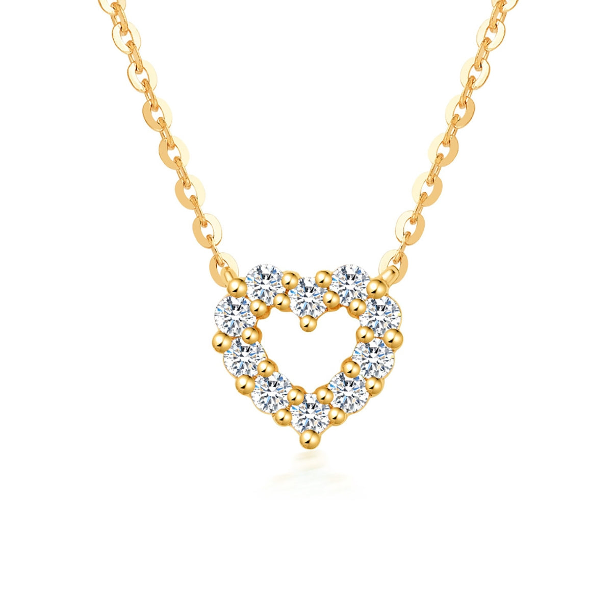 HEART necklace yellow gold - SKADIS Jewelry
