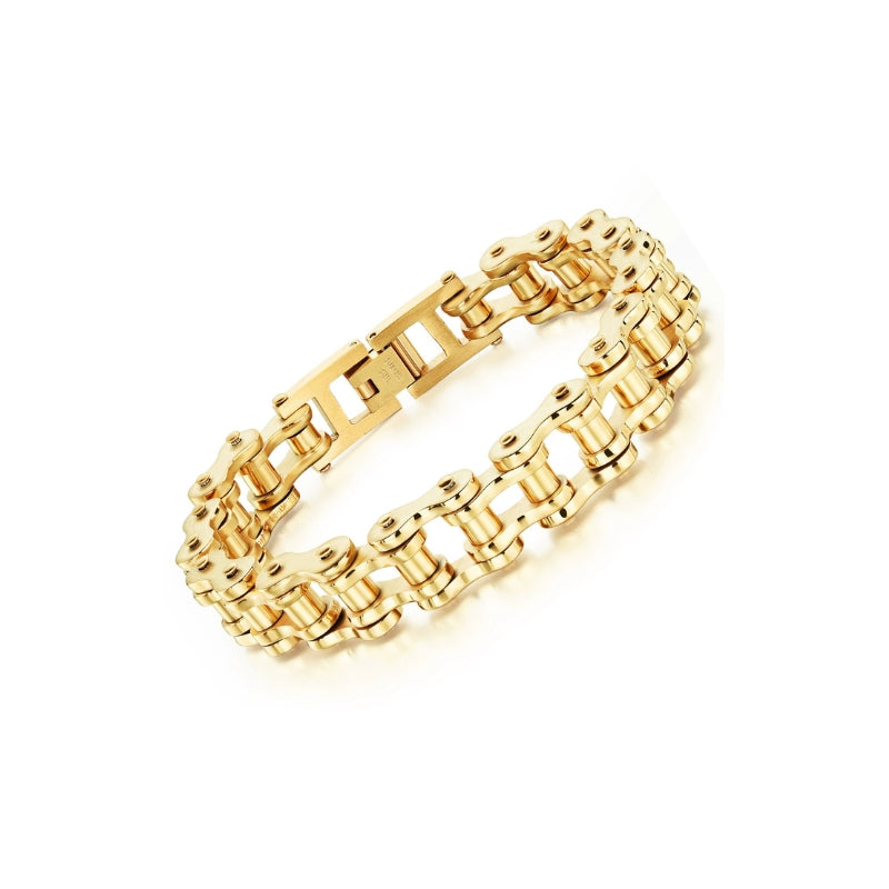 Gold-plated chain bracelet for men from SKADIS Jewelry