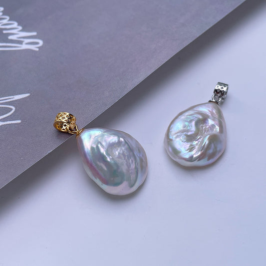 INFINITY Pearl pendant silver