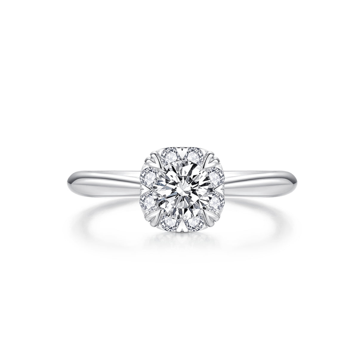 SKADIS LOVE STORY diamond ring, 18k white gold