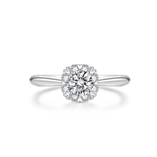SKADIS LOVE STORY diamond ring, 18k white gold