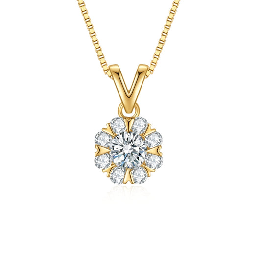 LOVE STAR diamond pendant 18k gold