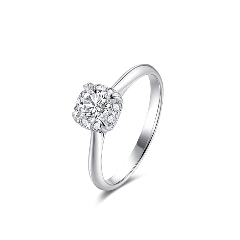 LOVE STORY diamond ring 18k white gold