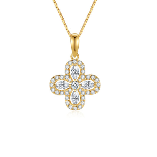 LUCKY diamond pendant 18k gold