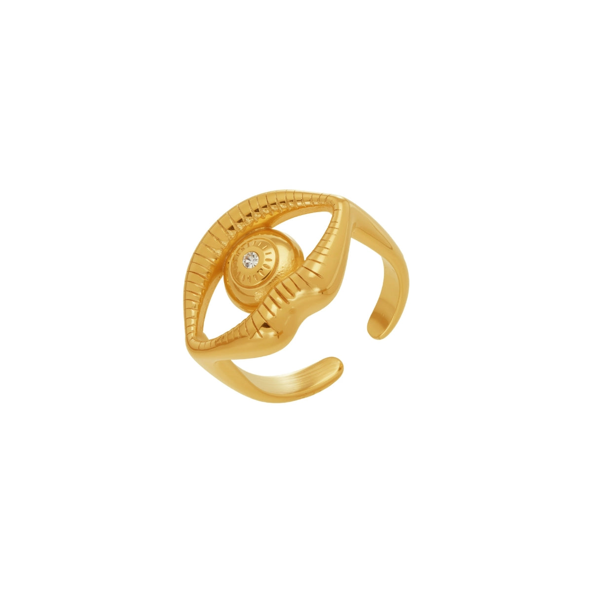 Gold ring with lips shape from SKADIS Jewelry