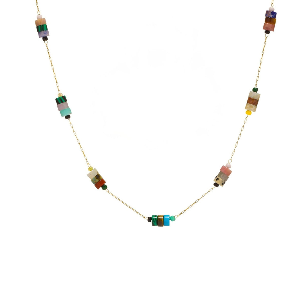 Necklace with multicolored beads from SKADIS Jewelry