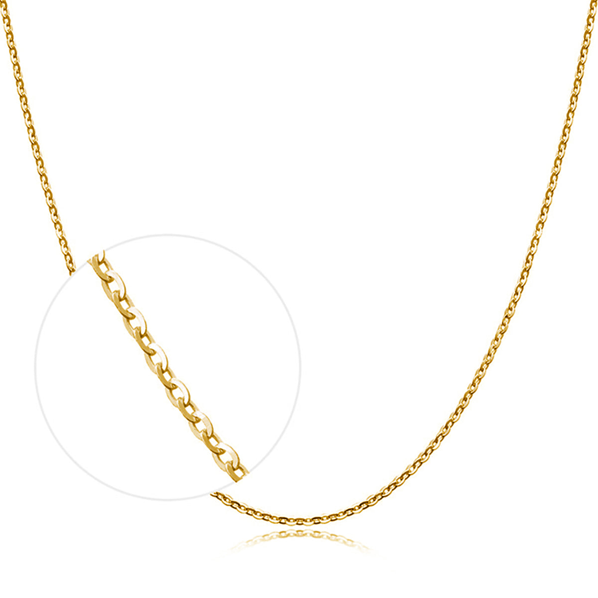 SKADIS gold chain necklace, 18k yellow gold