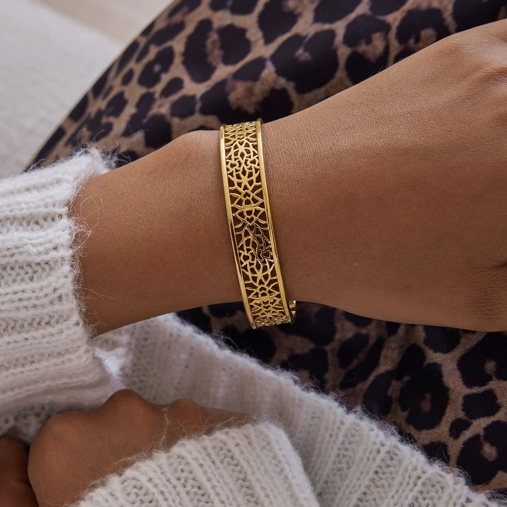 FOREST Bangle Gold-plated