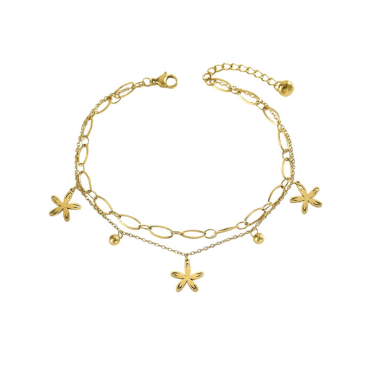 ROSARA Anklet Gold-plated SKADIS
