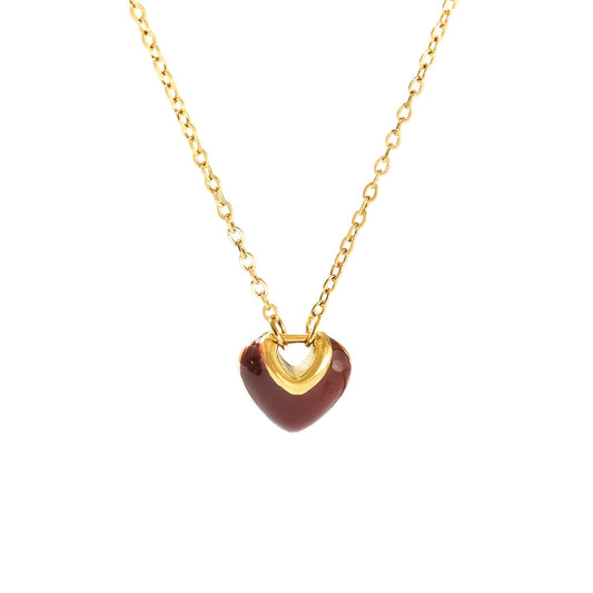 Heart-shaped pendant necklace SKADIS Jewelry