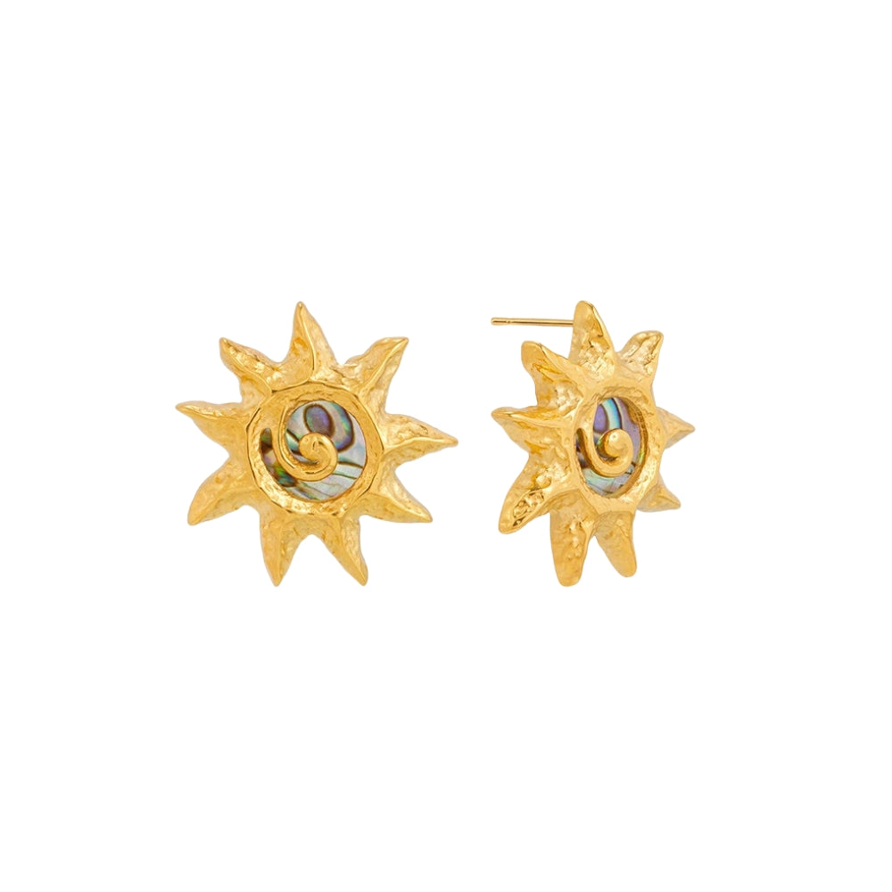 SEASTAR Earrings Gold-plated SKADIS