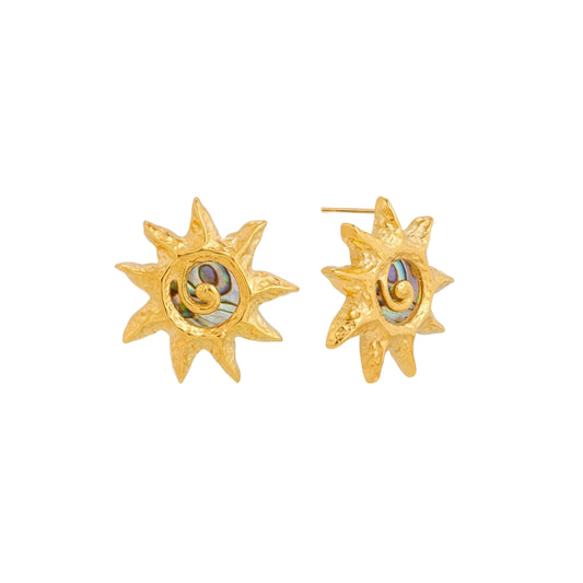 SEASTAR Earrings Gold-plated SKADIS