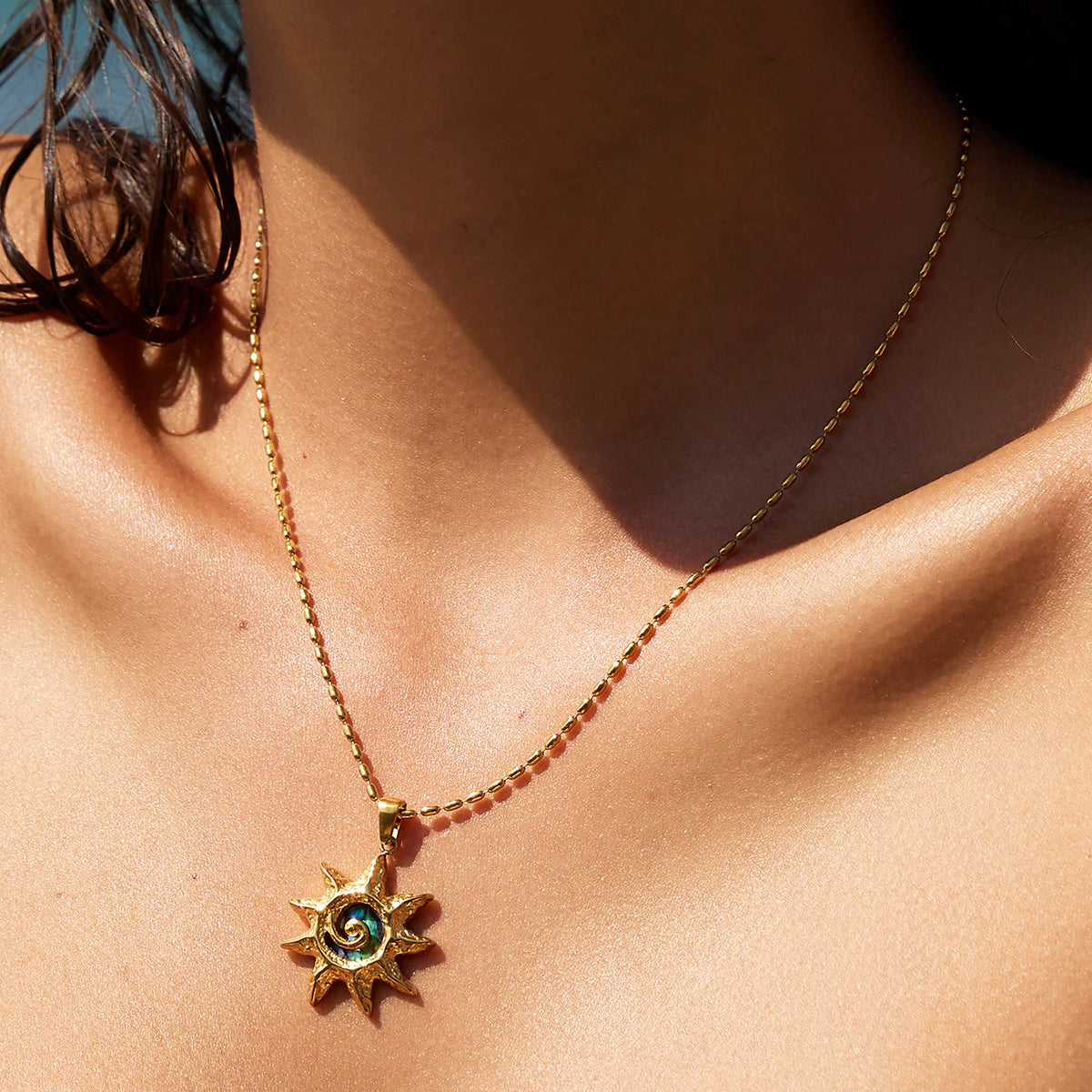 SEASTAR Necklace Gold-plated SKADIS 2