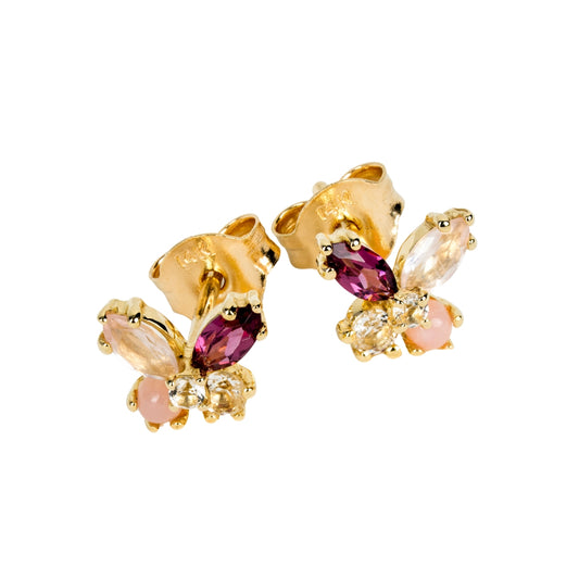 SKADIS BUTTERFLY Earring stud 10k gold