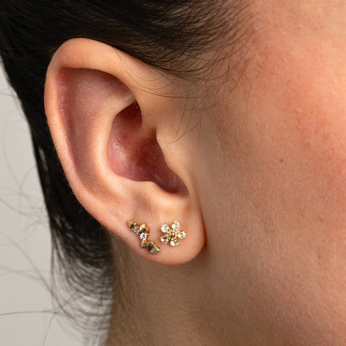 SKADIS EMILIE Earring stud 10k gold