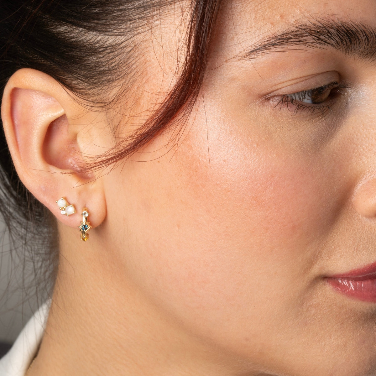 SKADIS GALAXY Hoops 14k gold Model
