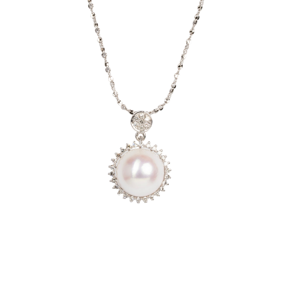 SKADIS SUNNY Akoya pearl diamond pendant 