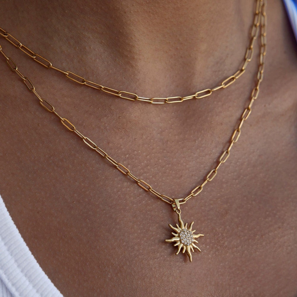 SOLARI Necklace Gold-plated SKADIS 2