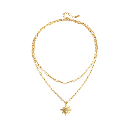 SOLARI Necklace Gold-plated SKADIS