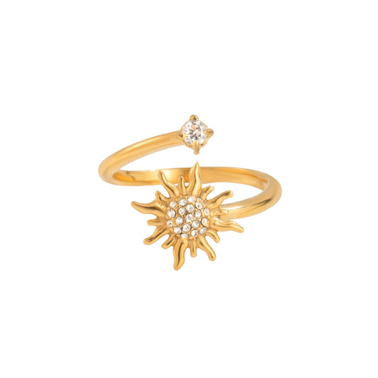 SOLA Ring Gold-plated SKADIS