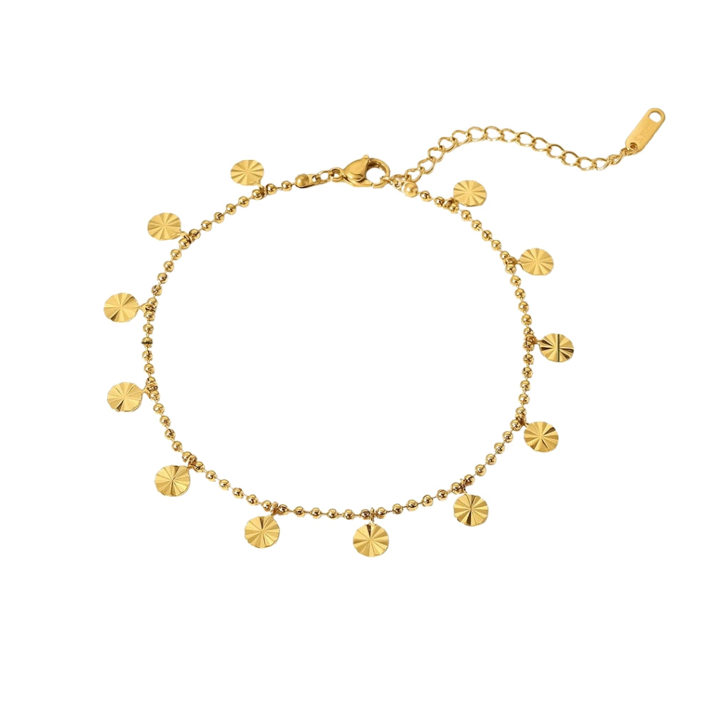 SUNSHINE Anklet Gold-plated SKADIS