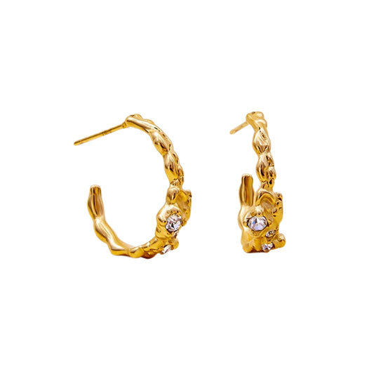 SYLVA Earrings Gold-plated SKADIS