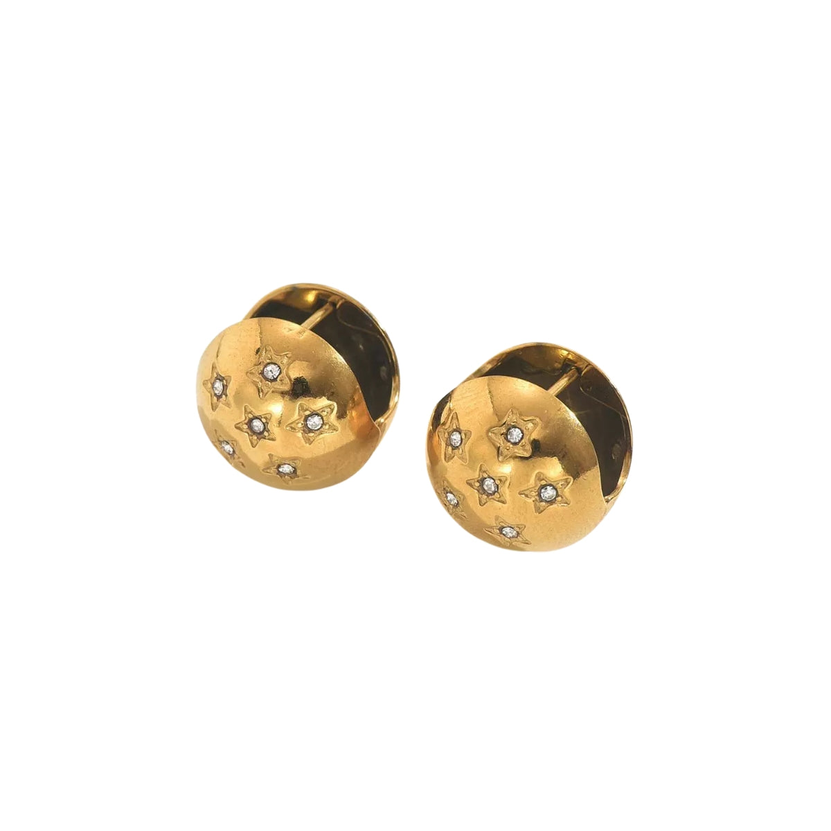 Gold-plated earrings for women - SKADIS Jewelry