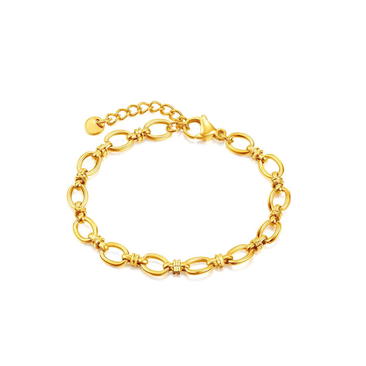 Gold chain bracelet from SKADIS Jewelry