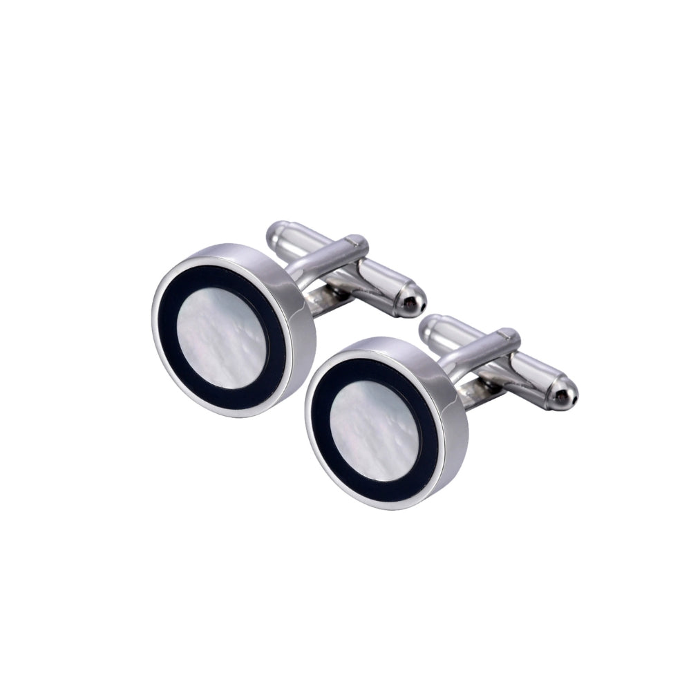 Cufflinks with circular design for men from SKADIS Jewelry